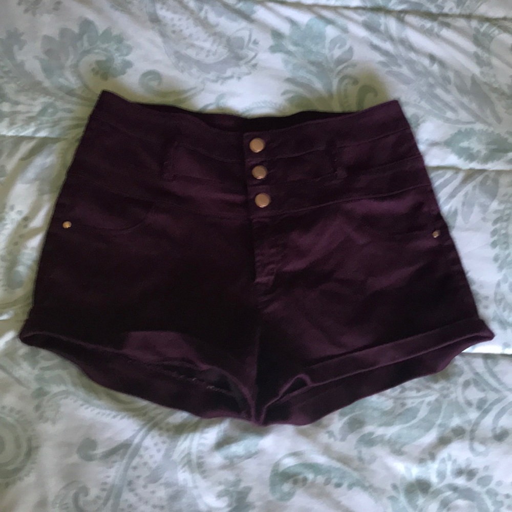 2 high waist shorts